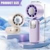 Rechargeable Handheld Fan Portables Small Fan Regulable Handheld Fan for Travel Camping Ref: 8750