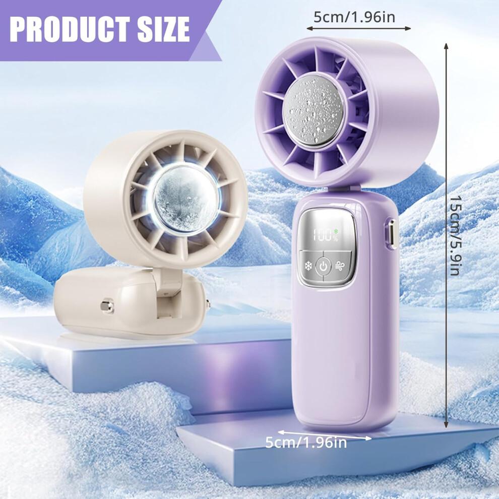 Rechargeable Handheld Fan Portables Small Fan Regulable Handheld Fan for Travel Camping Ref: 8750