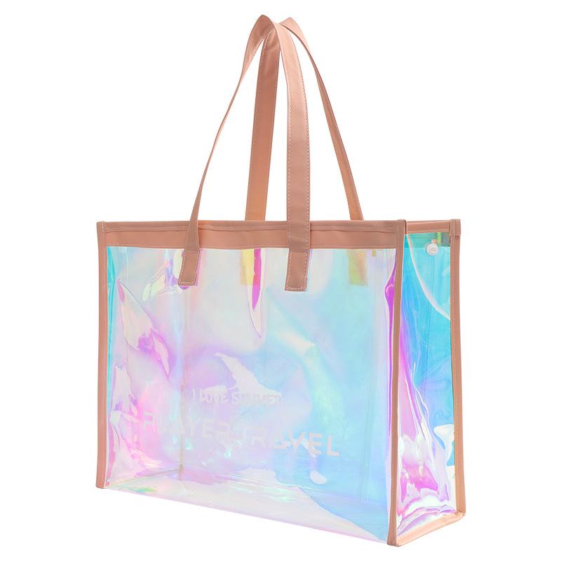 Wasserdichte Unisex Laser Fitness Crossbody-Tasche mit Nass-Trocken-Trennung für Strand-, Sport- und Outdoor-Nutzung