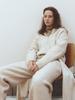 Reply Pure Wool Jogger Pants_Pale Beige