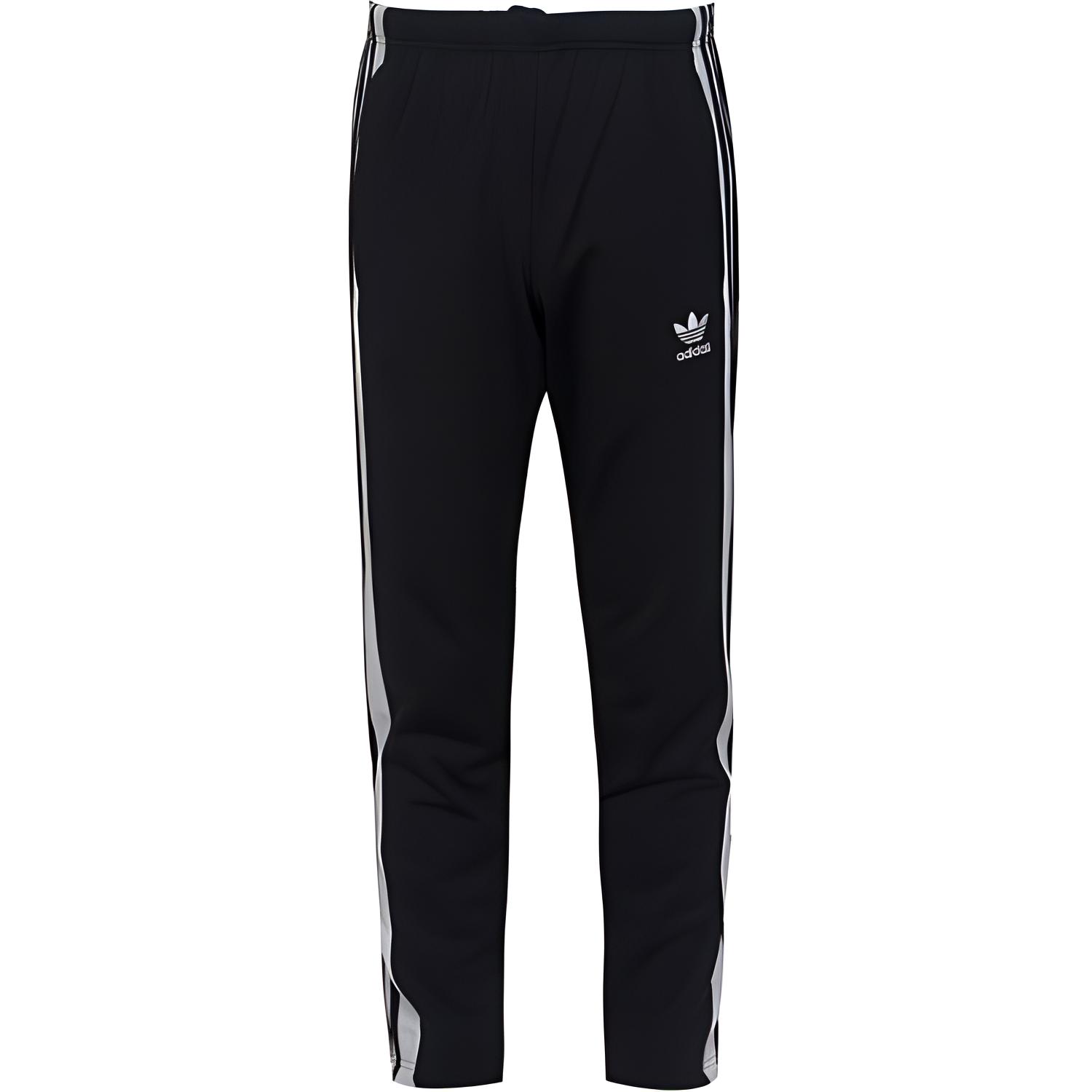 

Adidas Originals Color Block Striped Soft Comfortable Versatile Skin-Friendly Casual Pants Men Pants Black BR2232 XS