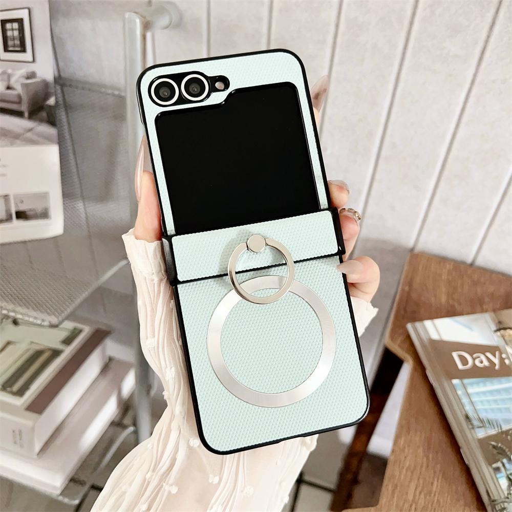 

For Magsafe Ring Holder For Samsung Z Flip 7 5 6 Case Slim Case For Samsung Galaxy Z Flip 3 4 5 6 5G ZFlip5 Flip6 Flip7 Cover For Samsung Z Flip6