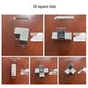 Wrought Iron Galvanized Steel Tube Corner Connectors – No-Weld Angle, Two-Way & Three-Way