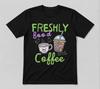 Halloween Coffee Freshly Boo’d Coffee Bach Party Black T-shirt