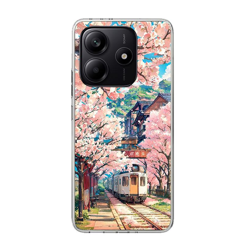 

Anime Aesthetic Scenery Case Phone Cover for Xiaomi Redmi Note 14 13 12S 12 11S 11 11T 11E 10S 10 Pro Plus 9 9S 5G + Trend Funda Redmi Note 14 4G