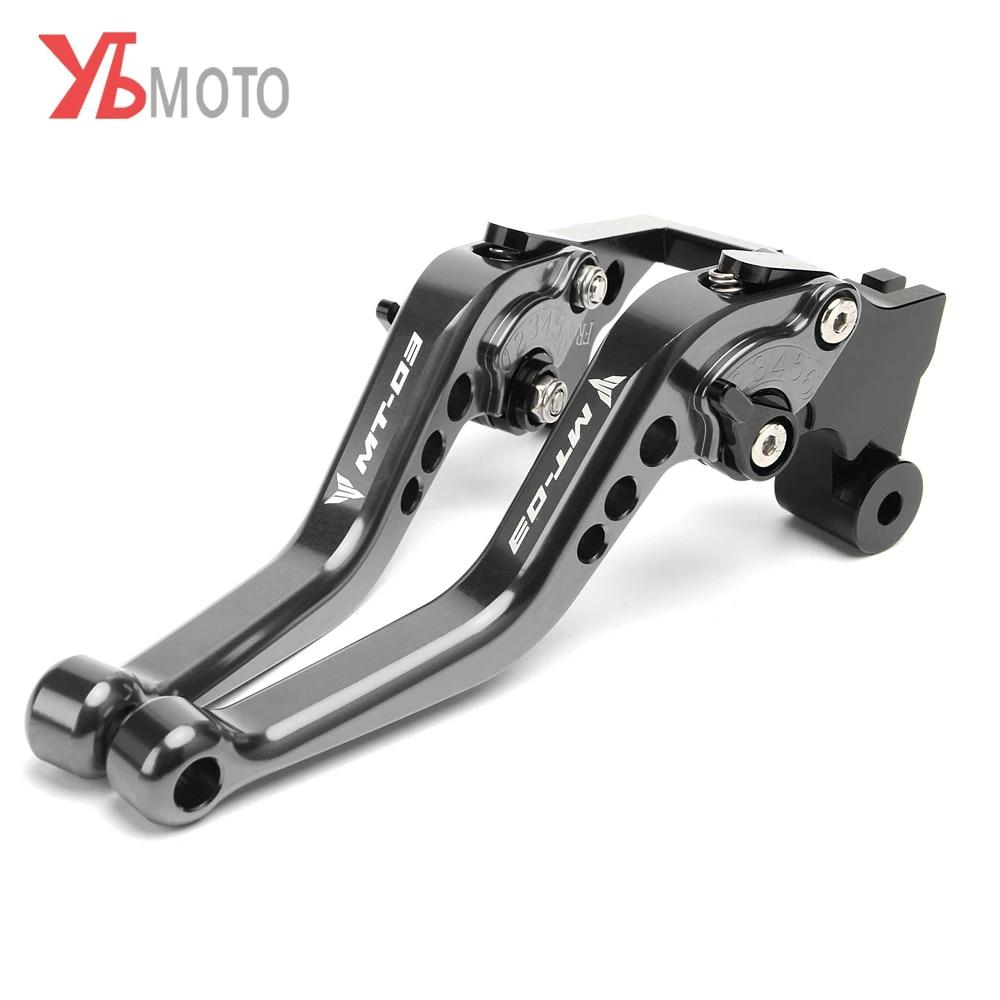 Motorcycle CNC Adjustable Short Brake Clutch Levers For YAMAHA R3 YZF-R3 MT03 MT-03 2015 2016 2017 2018    2022 2023