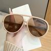 Pilot Shape Woman Sunglasses European American Style UV Protection Outdoor Sun Glasses Holiday Travelling Ladies Sunglass