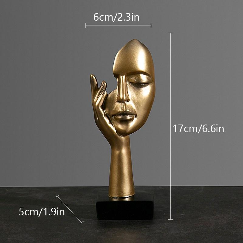 Moderne Abstrakte Figuren Büro Schreibtisch Dekoration Zubehör Figur Statue Moderne Kunst Zuhause Schlafzimmer Wohnzimmer Innendekor
