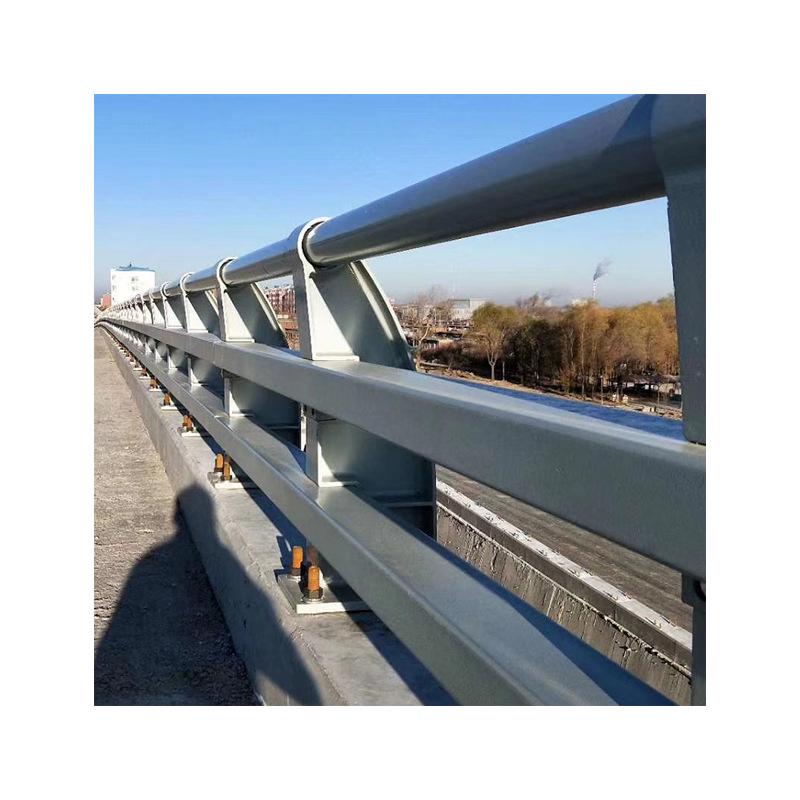 Galvanized Carbon Steel Anti-Collision Railing for Bridges and Riverbanks