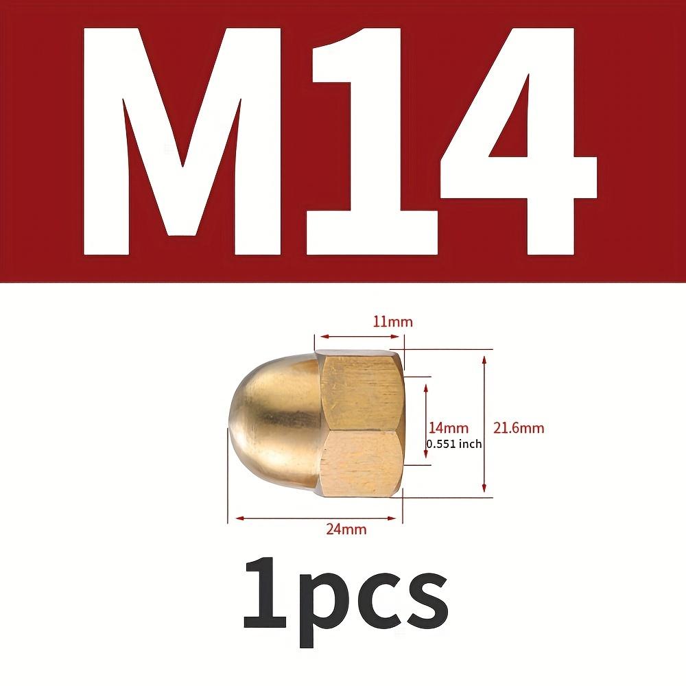 

Декоративные латунные колпачковые гайки с полусферической головкой - размеры от M3 до M14, полированная отделка, шестигранные гайки-колпачки для улучшенного крепления