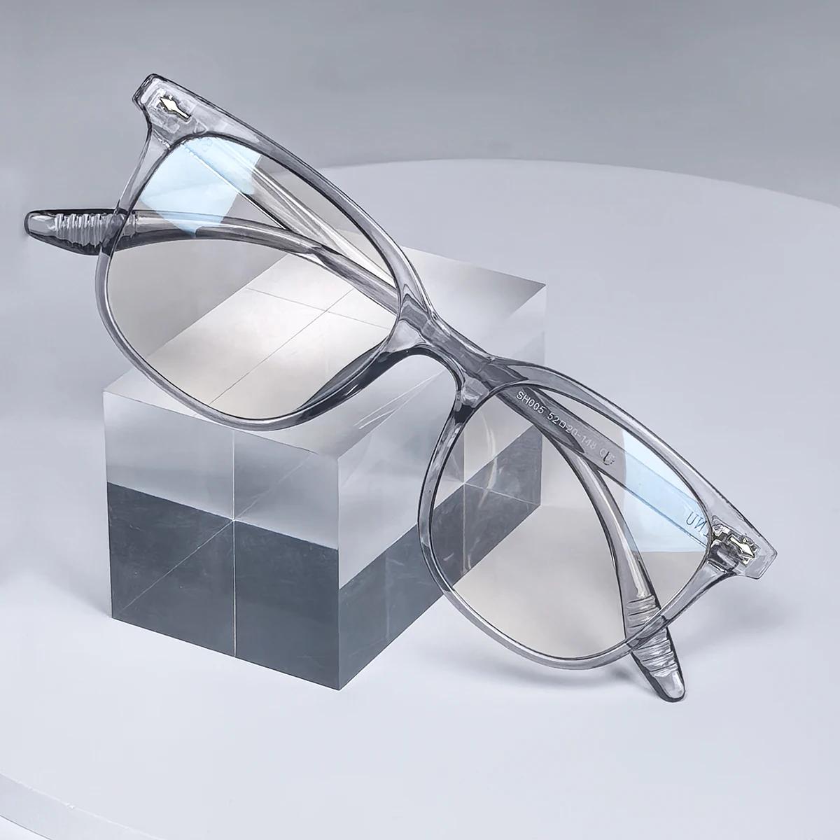 

SHINU Brand Fashion Eyeglasses Frame Tr90 Glasses Frame Oversize 145mm Wide Y2K Style Plastic Eyeglasses Men Women SH005