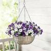 Realistic Silk Morning Glory Flowers UV Resistant Fake Flower Bouquets Faux Plant  Balcony Decor