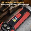 Magnetic Cob Work Light - Super Bright Flashlight With Pen Clip Multi-Functional Outdoor Night Emergency Maintenance Light