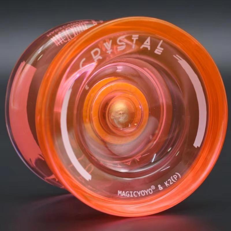 

Йо-йо 1 шт. пластиковый кристалл профессиональный фристайл легкая атлетика соревнования йо-йо дети забавные подарки оранжевый