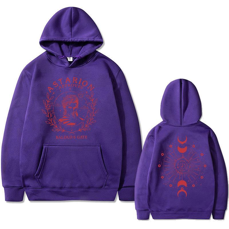 Best Famous Game Baldur'S Gate Astarion Red Graphic Hoodie
