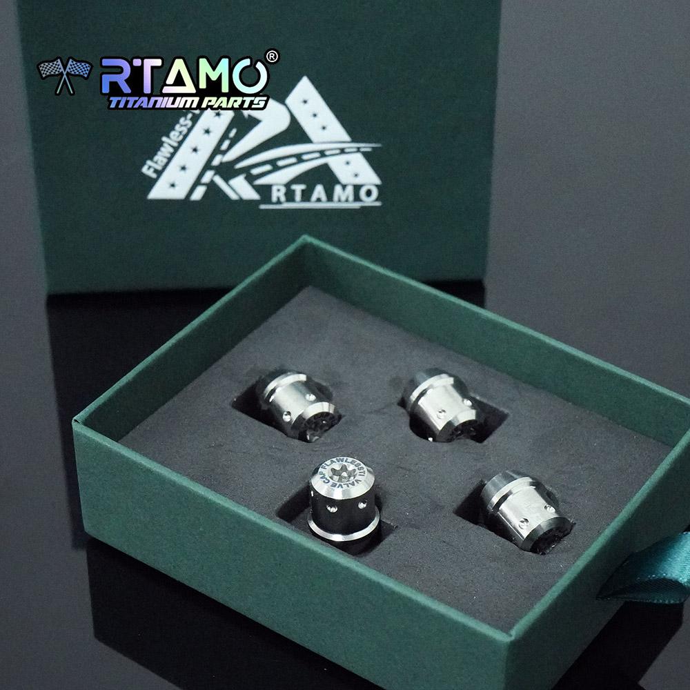 RTAMO Titanium Alloy Anti-theft Tire Valve Stems Car Wheel Plugs Universal Car Accessories 4pcs серебряный