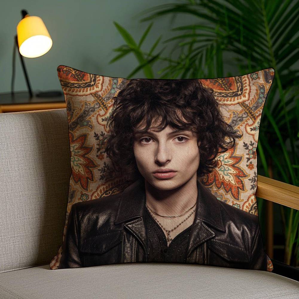 F-finn Wol-lfhard Pillow Case Anti-dustmite Invisible zipper Sofa Bed