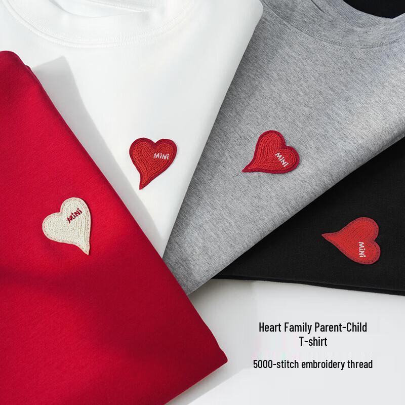 LUSON Family Matching Casual Short Sleeve T-Shirt 110