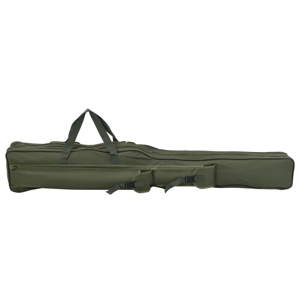 Vidaxl Torba Na Wędkę, Ciemnozielona, 160 Cm, Tkanina Oxford