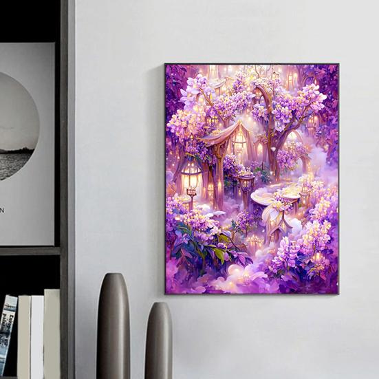 Pittura con strass Paesaggio 5D Trapano completo Strass lucido Colorato Fai da te Artigianato d'arte Lavoro manuale Decorazione della parete di casa Kit di pittura a mosaico con strass