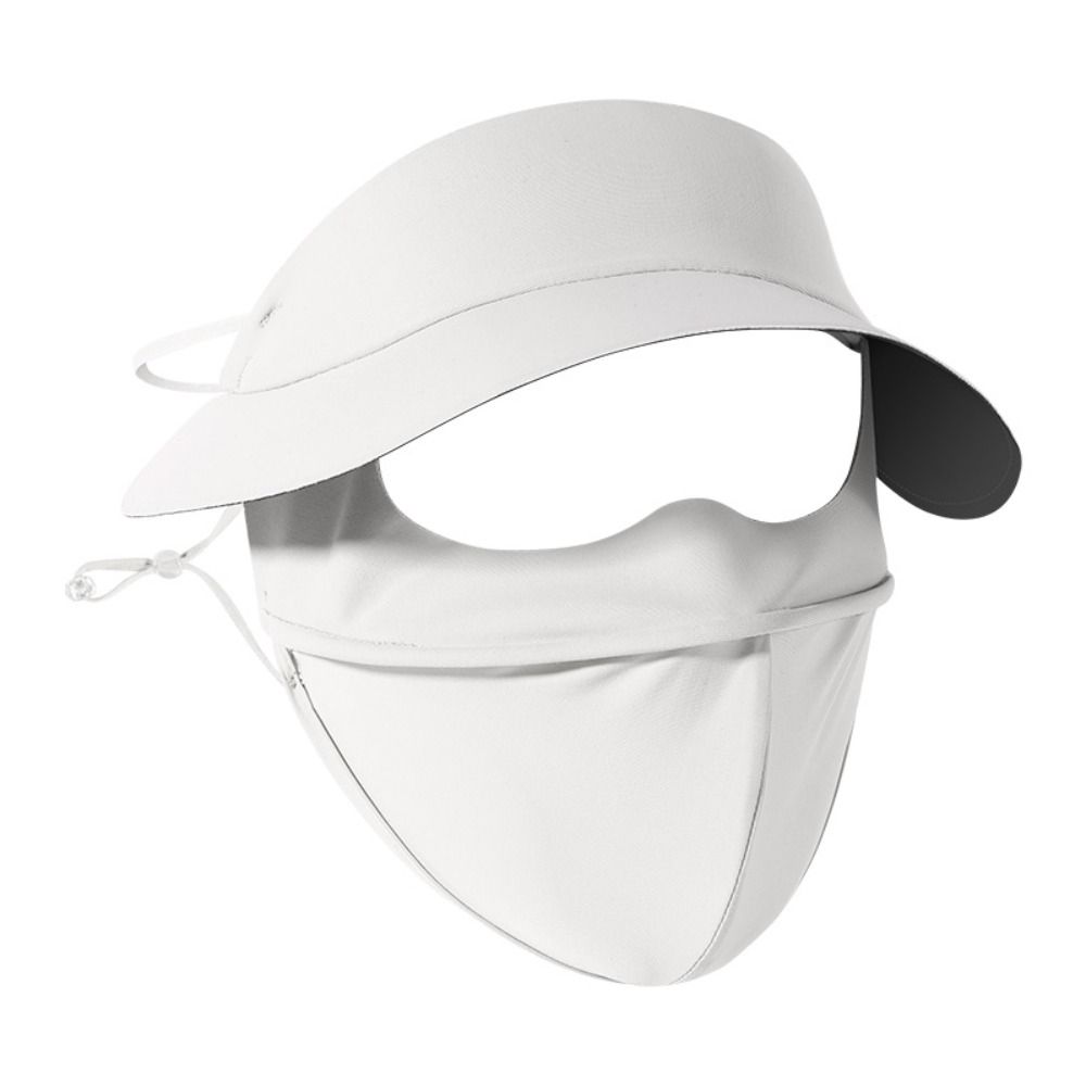 

Anti-UV Women s Sunscreen Face Mask Thin Half Face Cover New Sun Hat for Cycling Bike Motorcycle світло-сірого кольору
