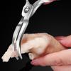 Curved Tip Chicken Claw Deboning Forcep 304 Stainless Steel Chicken Bone Scissors  Poultry