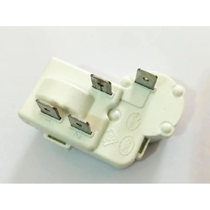 4-Pin Refrigerator Over Load Protector Compressor PTC Starter Relay for Haier Siemens Hotpoint Freezer ZHB65-120P15,