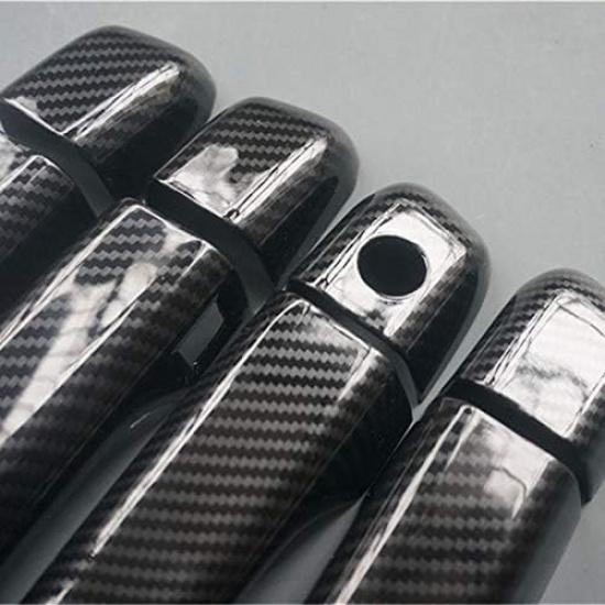 New Door Handle Cover Protector Trim for Honda Accord 10th 2018 2019 2020 2021 2022 (Carbon Fiber Print)