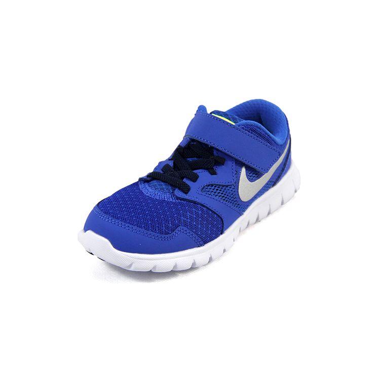 Nike Flex Experience 3 Slip Resistant Shock Absorbing Durable Breathable Low Top Running Shoes Kids Running Shoes Blue 653702-400