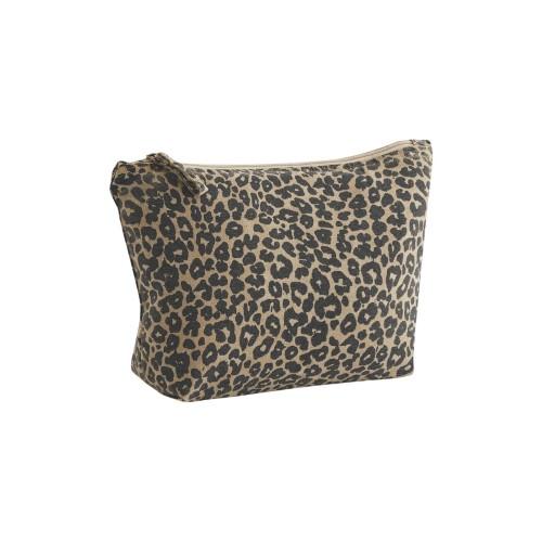 Westford Mill Leopard Print Canvas 3.5L Accessory Bag