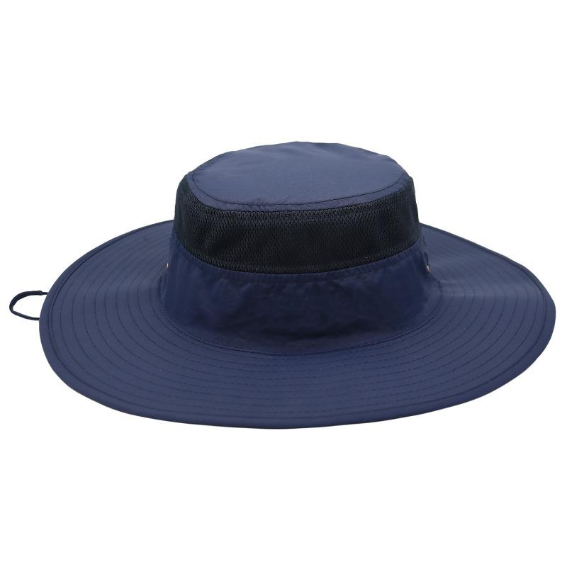 Outdoor hat sunscreen bucket hat basin hat spring and summer men's and women's big edge hat UV protection sun hat