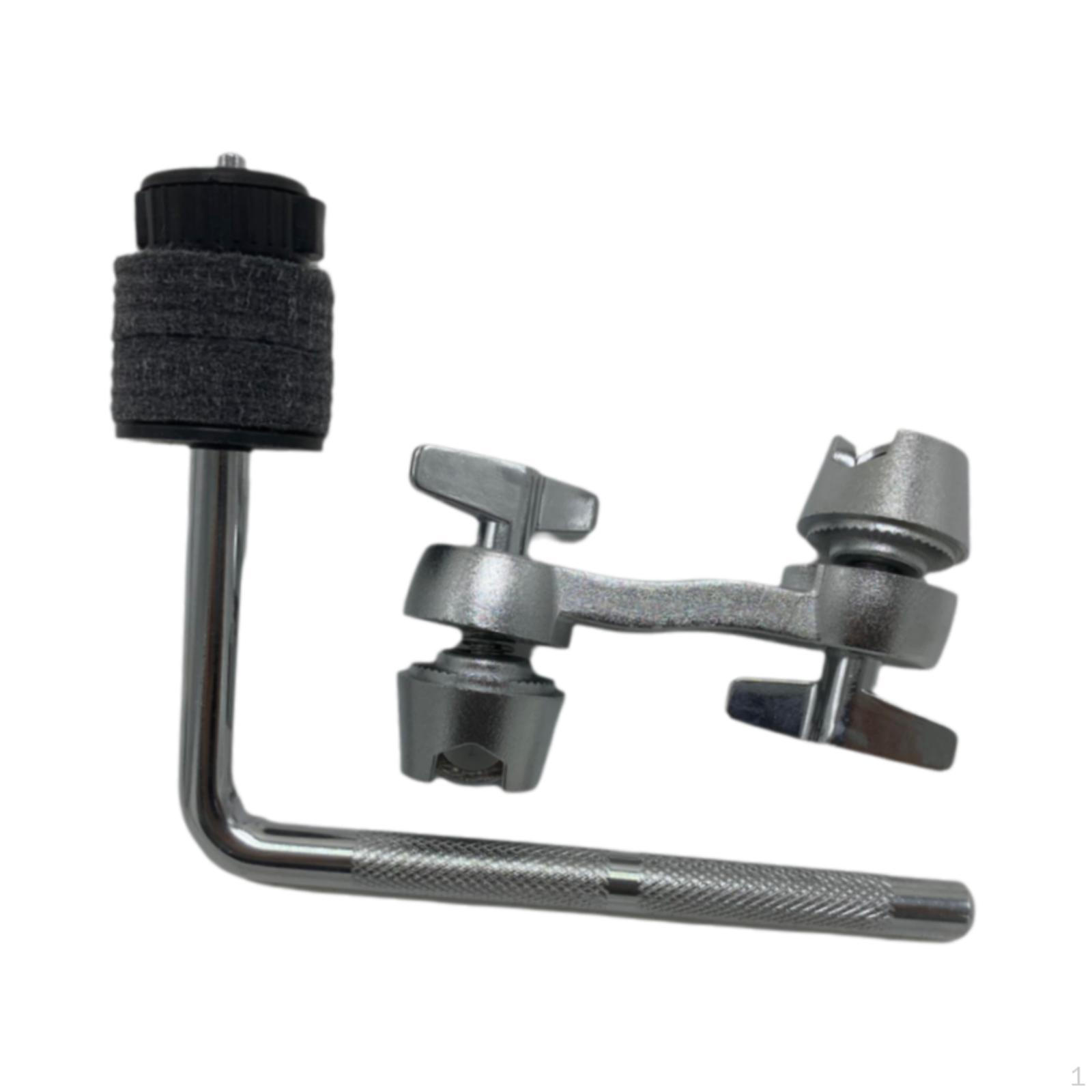 

Cymbal Extension Mount Clamp Arm Accessories High Performance Drum Parts L Rod Adjust чорний