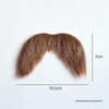 Yellow Old Man Beard and Mustache Party Costume Set