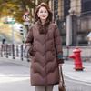 YAYA Women's 2025 Winter Long Duck Down Coat with Fur Collar
