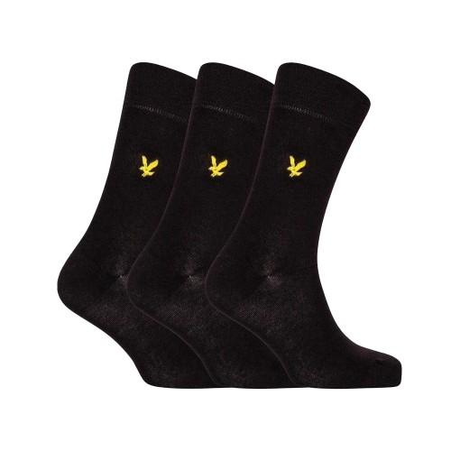 Lyle & Scott Mens Crew Socks (Pack of 3)