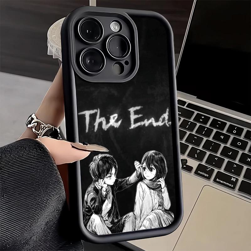 Phone Case for iPhone 17 Air 16E 15 16 Pro Max A-Attack On T-Titan Mikasa Cover 14 Plus 13 12 Mini Soft Shell Silicone Fundas