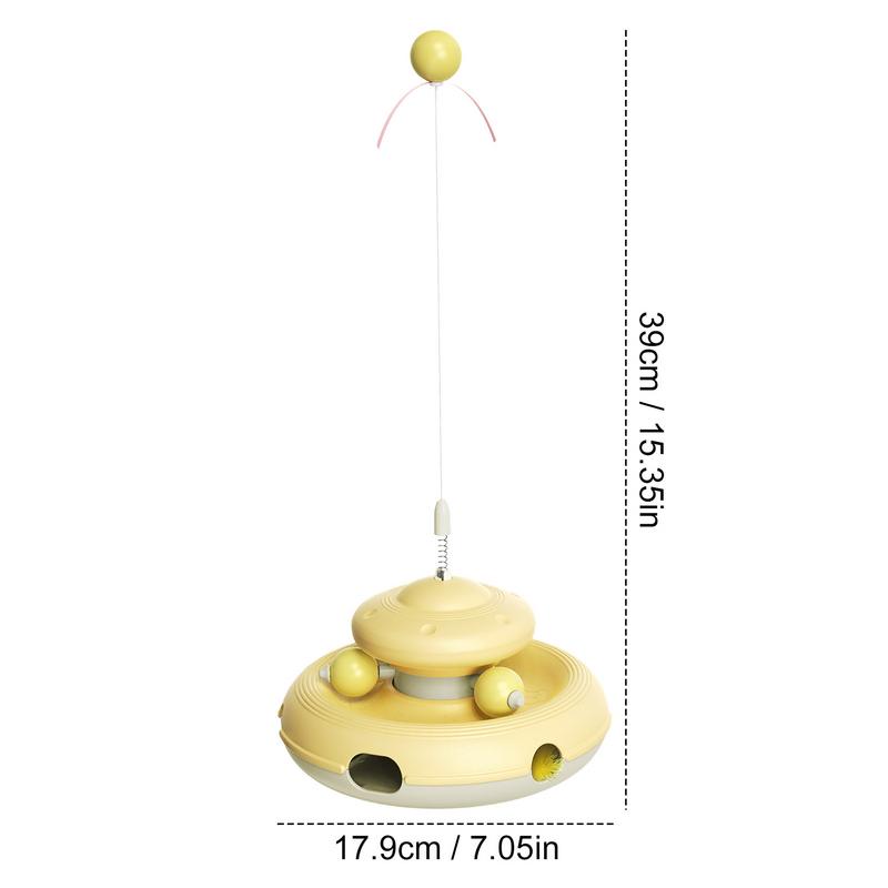 Katzen-Teaser-Stab mit Ball Rutschfeste Schienen-Ball-Teaser-Spielzeuge Mehrzweck-Schnitt-Katzenspielzeug Lustiges Haustierspielzeug zur Unterhaltung und Bewegung