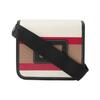 Burberry Satchel Letter Logo Magnetic Snap Stripe Cotton Shoulder Crossbody Bag Regular Kids Kids bags Multicolor 80624861