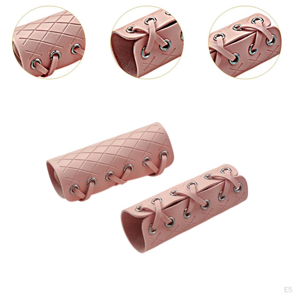 2 Pieces Handlebar Covers Parts Easy Installation Decor PU Leather Brake Clutch for Electric