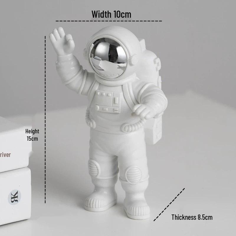 Astronauten-Figur-Ornament für Wohnzimmer oder Kinderzimmer - Weihnachtsgeschenk-Deko Weltraumfahrer
