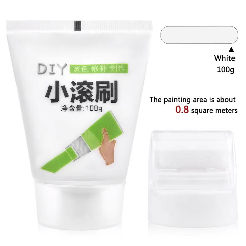 100g White Wall Repair Paste Roller DIY Patching Wall Latex Paint Drywall Repaint Brush Remove Stains Graffiti Home Accessories