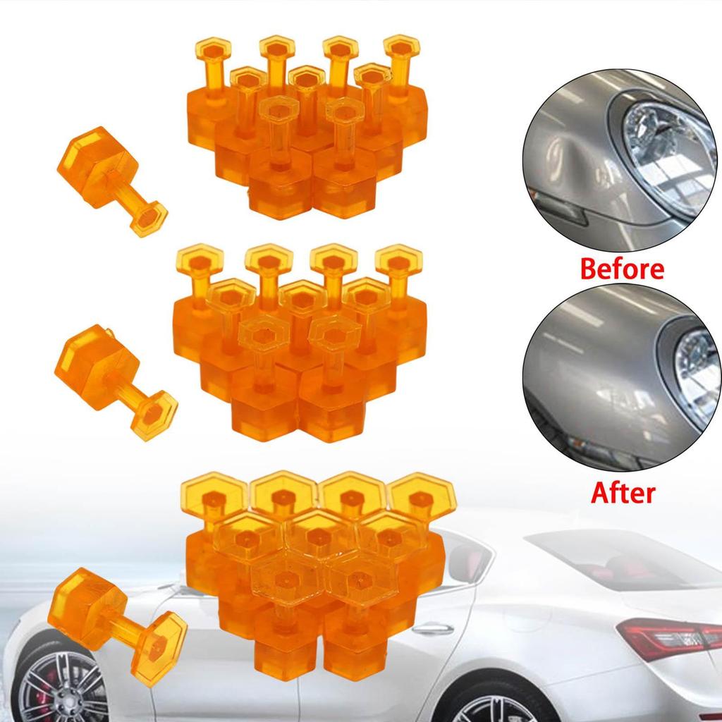 10x Car Dents Glue Pulling Tabs Vehicles Equipment Automotive Remover Tabs