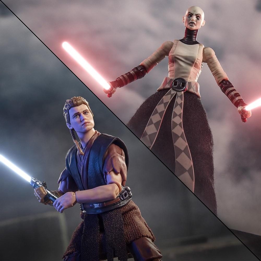 Hasbro Star Wars Vintage Collection Action Figures Set of 2 Anakin Skywalker and Ahsoka Ventress 15 Cm Clone Wars G2768