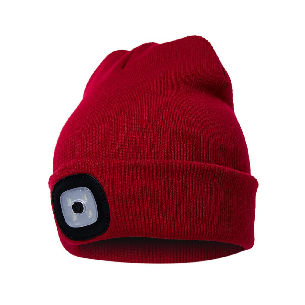 Glowing Hat Fishing Cap Head Warmer Softness Keep Warm Multipurpose Cycling Supplies Fishing Tackle Knitted Hats