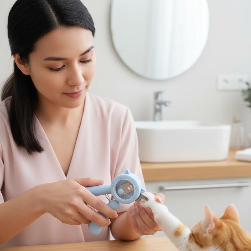 1/2Pcs Pets Professional Cat Nail Clippers Anti-splashing Dog And Cat Nail Clippers Pet Nail Grooming Clippers Trimmer Supplies