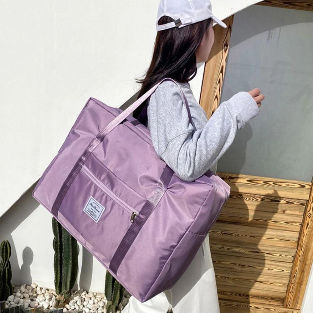 Folding Travel Luggage Bag Oxford Cloth Trip Handbags Travel Storage Bag  Business Trip