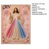 3D Pearl Texture Art Mary Painting Kit, Divine Mercy Jesus Holy Religious Beginner Kit Faux DIY Craft Set for Adults Beginners Christian Wall Decor