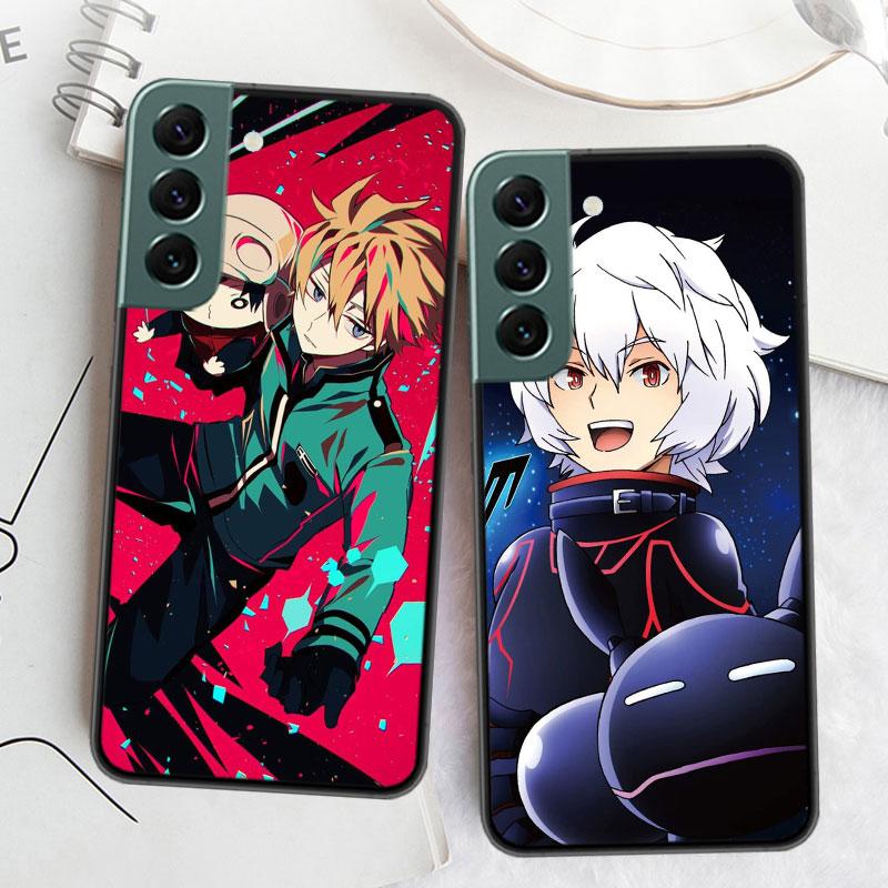 World Trigger Kuga Yuma Etui na telefon Samsung A02 A03 A03S A04 A04S Galaxy A55 A35 A25 A15 S10 Lite A9 A8 A7 A6 Plus A90 A80 Co