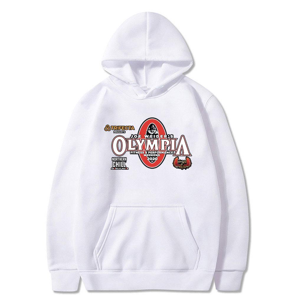 Olympia Gym Fitness Pump Cover Grafikdruck Hoodie Herren Lässig Übergroßer Kapuzen-Trainingsanzug Herren Damenmode Vintage Hoodies