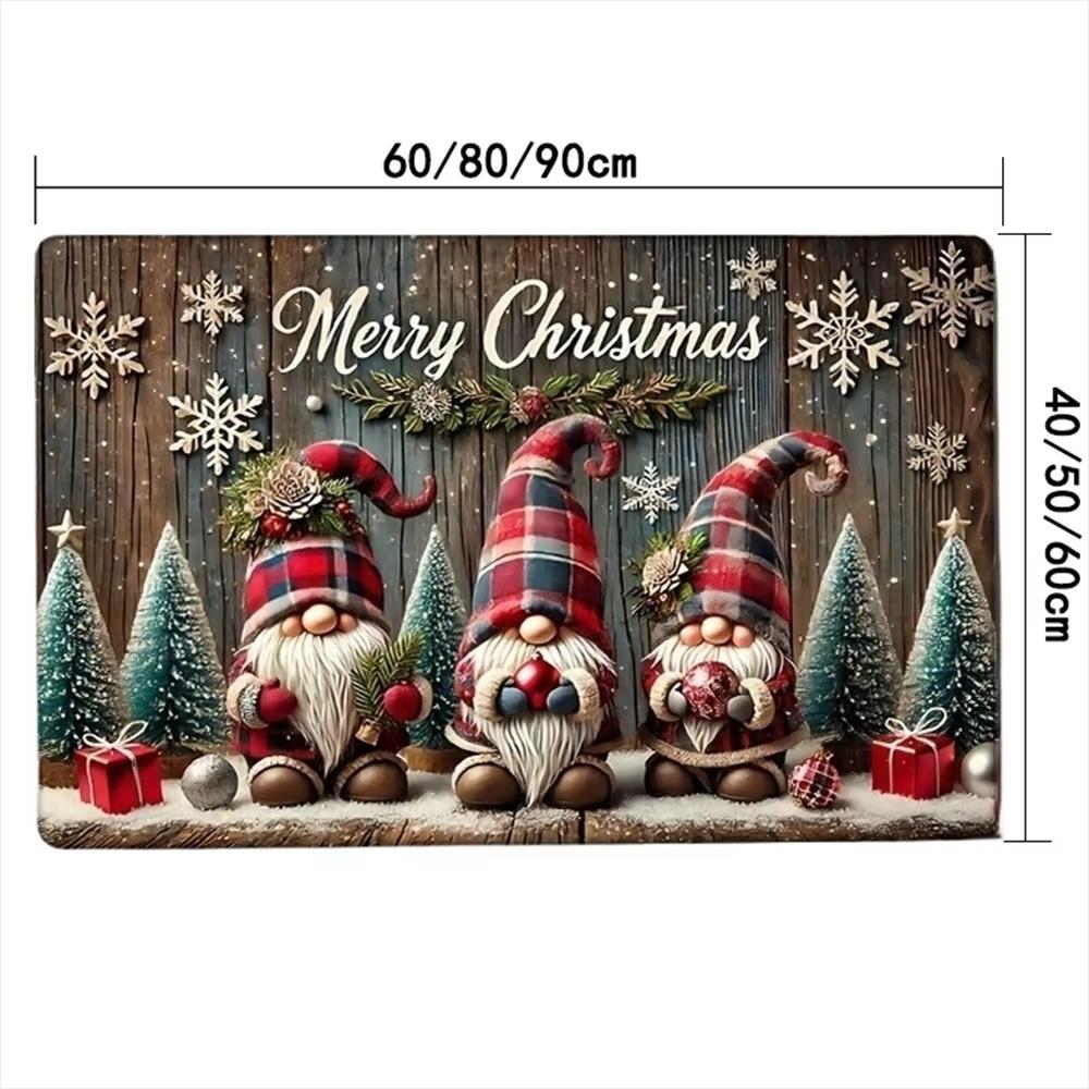 Christmas Dwarves Mat Cartoon Dwarf Print Floor Decoration Party Carpet Doorway Welcome Mats Kitchen Resistant To Dirt Door Mat